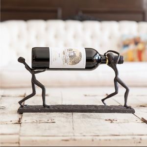 Danya B Cast Iron Wine Holder